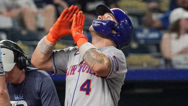 New York Mets catcher Francisco Alvarez
